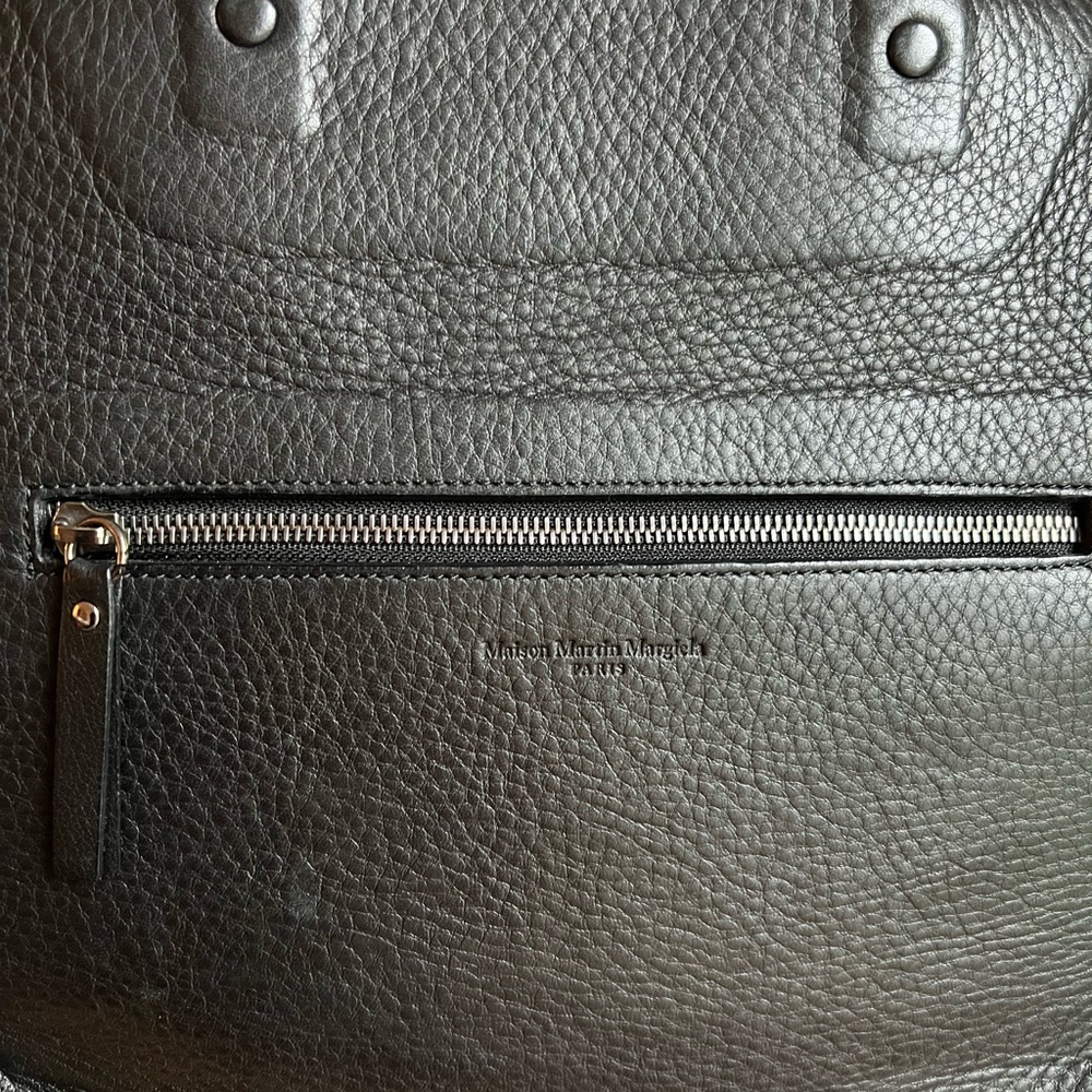 Maison Martin Margiela Black Leather Duffel Bag ghost briefcase - Picture 10 of 14